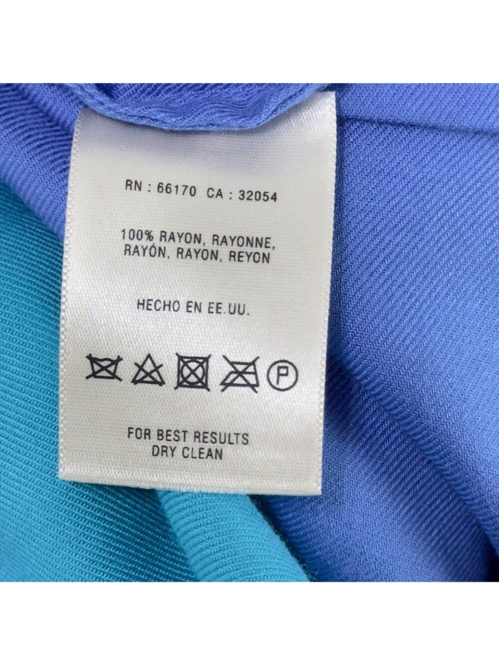 MAEVE ANTHROPOLOGIE Women’s Dress Blue Yellow Color-block Rayon Size 6 - Picture 10 of 12